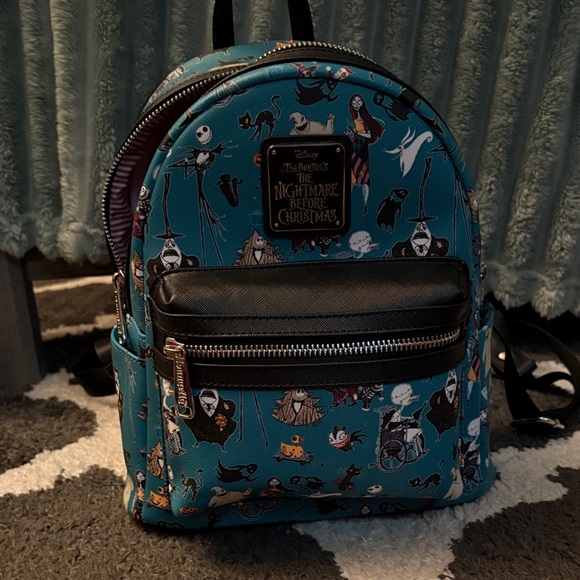 Disney Handbags - Disney The Nightmare Before Christmas Loungefly- Teal and Black